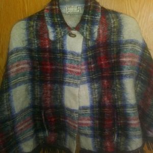 Vintage Andrew Stewart mohair/wool cape